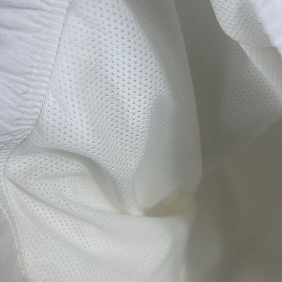 🔥 Men's NIKE ANORAK Double SWOOSH Nylon Mesh Lined Pullover Jacket Autumn White - Picture 11 of 14